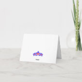 Notecard Stationery Dankeskarte (Rückseite)