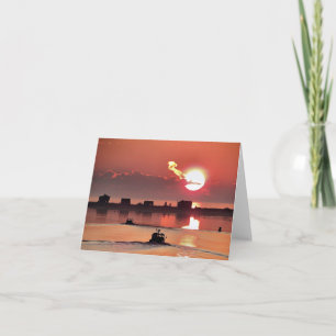 Notecard - Sunrise Plymouth, Massachusetts Karte