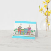 Notecard Tropical Shops Karte (Gelbe Blume)