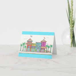 Notecard Tropical Shops Karte