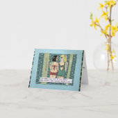 NOTECARD-UNSERE KOPFEN SAGEN ZUM GYM GEHEN. KARTE (Gelbe Blume)