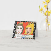 NOTECARD-US ALT? KEINE WEISE! KARTE (Gelbe Blume)