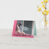 Notecard-vermisst, du magst einen Hund Karte (Gelbe Blume)