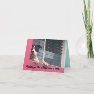 Notecard-vermisst, du magst einen Hund Karte