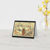 Notecard-Vintage Chicago-Reise Art-1 Karte (Gelbe Blume)