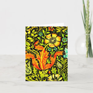 Notecard-Vintage Fabric/Fashion-William Morris 14 Karte