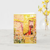 Notecard-Vintage Illustration-Beatrix Potter 2 Karte (Gelbe Blume)