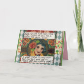 Notecard-Wenn ich alt und grau bin, wollte ich kei Karte (Vorderseite)