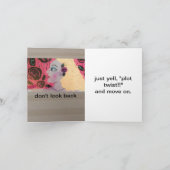 NOTECARD-WHEN ETWAS GEHT FALSCH IN IHR LEBEN KARTE (Innenseite)