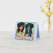 NOTECARD-WIR WAREN SO LANGE FREUNDE KARTE (Gelbe Blume)