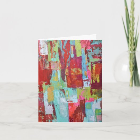 Notecard Working Girl Blank Karte (Vorderseite)