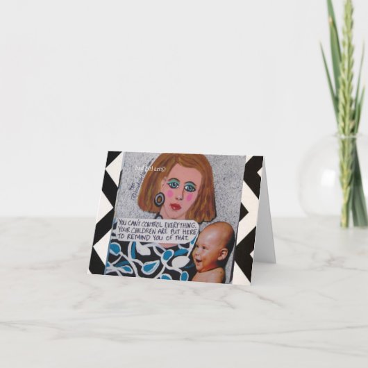 NOTECARD-YOU KANN NICHT KONTROLLE ALLES KARTE (Vorderseite)