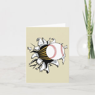 Notecards für Baseball-Bruch Karte
