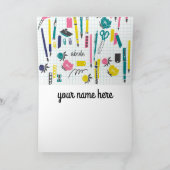 Notecards für personalisierte Lehrer Karte (Innenseite)