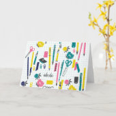 Notecards für personalisierte Lehrer Karte (Gelbe Blume)
