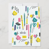 Notecards für Personalisierte Lehrkräfte Einladung (Vorderseite)