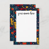 Notecards für personalisierte Marching-Band Dankeskarte (Vorne/Hinten)