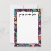 Notecards für personalisierte Tiere Dankeskarte (Vorderseite)