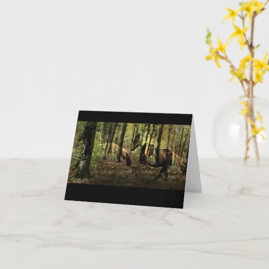 Notecards für Pferdespirsche Karte (Gelbe Blume)