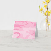 Notecards für rosa Camouflage Karte (Gelbe Blume)