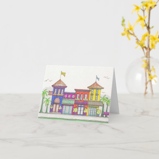 Notecards für tropische Geschäfte Karte (Gelbe Blume)