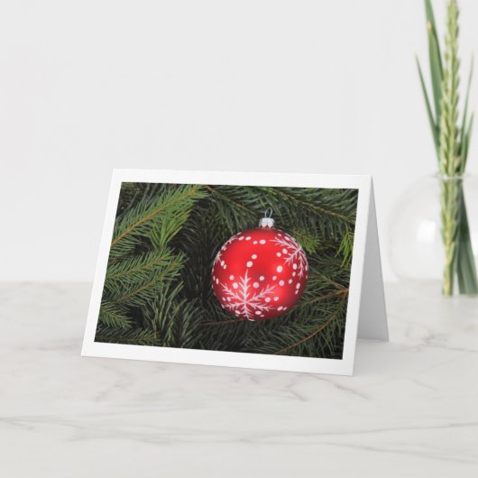 Notecards für Weihnachtsschmuck Feiertagskarte (Vorderseite)