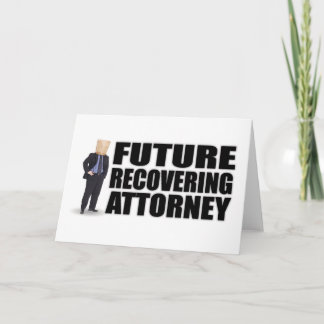 Notecards "Future Recovery Attorney" Karte