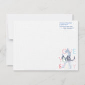 Notecards German Shepherd Watercolor Blue Einladung (Vorderseite)