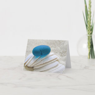 Notecards - Meerglas in Aquamarin Karte