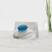 Notecards - Meerglas in Aquamarin Karte (Vorderseite)