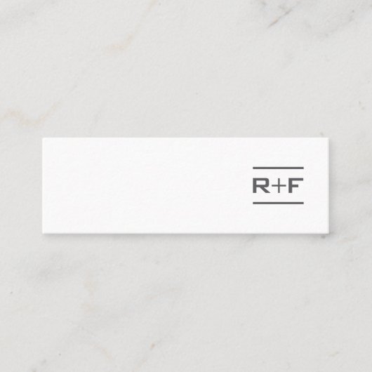 Notecards oder Visitenkarten Mini Visitenkarte (Vorderseite)