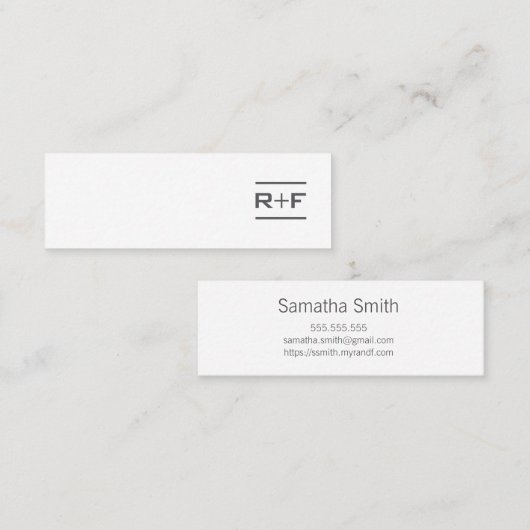 Notecards oder Visitenkarten Mini Visitenkarte (Vorne/Hinten)