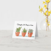 Notecards: Thought I'd'Drop a Line Karte (Gelbe Blume)