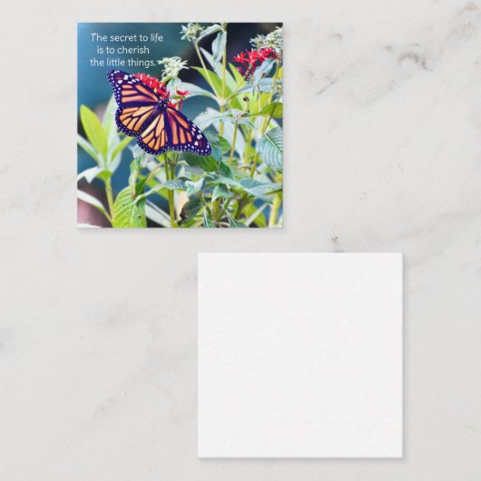 Notecards von Monarch Butterfly Mitteilungskarte (Vorne/Hinten)