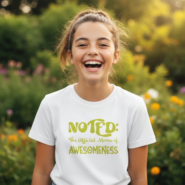 Noted Memo Awesomness Limon Color T - Shirt (Von Creator hochgeladen)