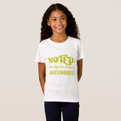 Noted Memo Awesomness Limon Color T - Shirt (Vorne ganz)