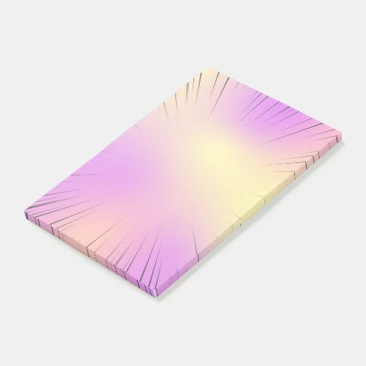 Noted Post 4"x6" Post-it Klebezettel (angewinkelt)