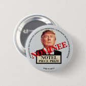 Notel Piece Prize Nominee Donald J.Trump Button (Vorne & Hinten)