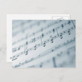 Noten 10 postkarte (Vorne/Hinten)