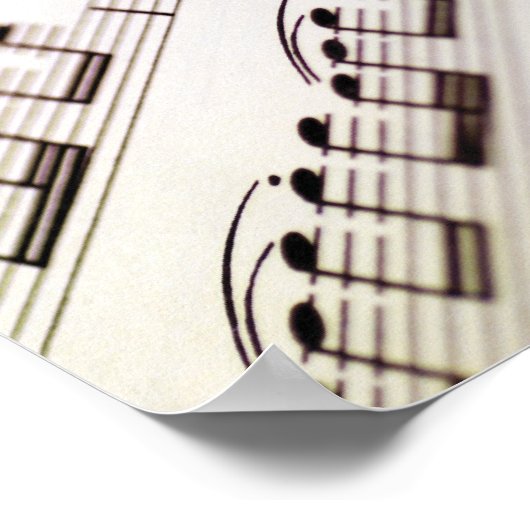 Noten 11 poster (Ecke)