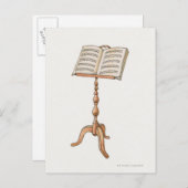 Noten am Stand Postkarte (Vorne/Hinten)