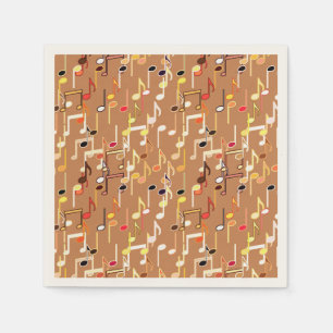 Noten drucken - Caramel Tan, Multi Serviette