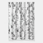 Noten durch Bach Küchentuch (Vertikal)