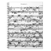 Noten durch Bach Notizblock (Vorderseite)