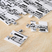 Noten durch Bach Puzzle (Seite)