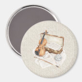 Noten für Cream Violine Magnet (Vorderseite/Rückseite)