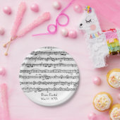 Noten für Piano-Erwägung Pappteller (Party)