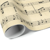 Noten Geschenkpapier (Rolleneckpunkt)