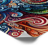 Noten Graffiti Poster (Ecke)