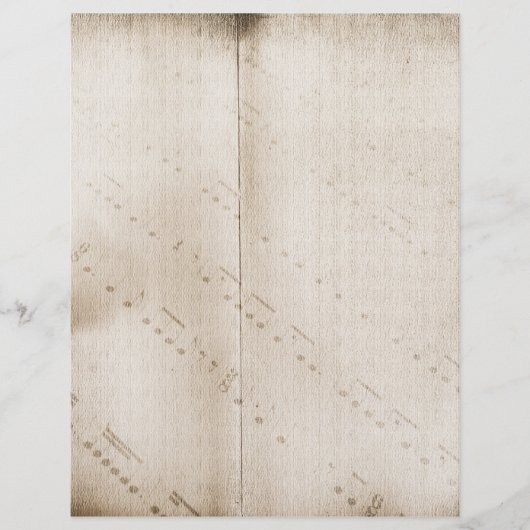 Noten Grunge Letterhead (Vorderseite)